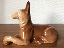 Faience st SAINT CLEMENT circa. 1950/1960 CHIEN  medium modèle BEL ETAT / Dog 