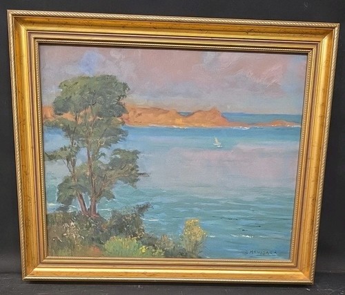 Marine oil painting