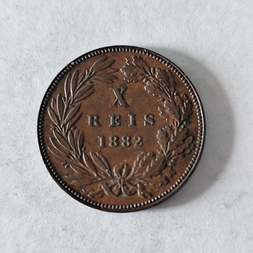 Piece reis 1882 portugal - 10,