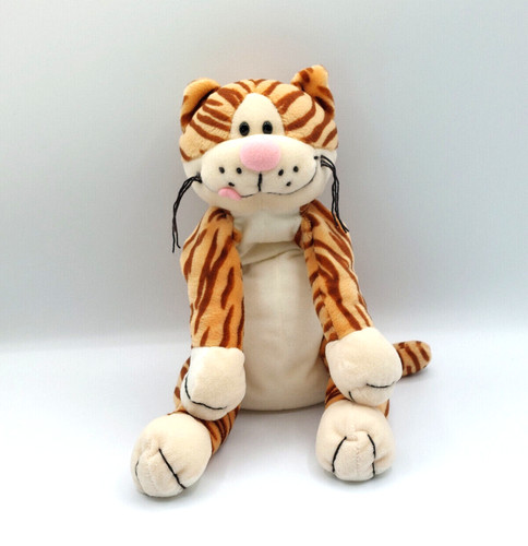 Peluche tigre chat - peluche, marron