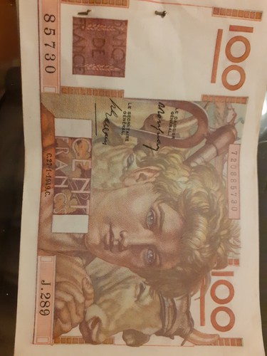 Billets banque france - de, de
