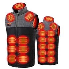 Gilet chauffant 21 zones pour