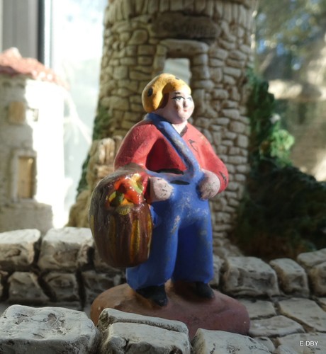 Ancien santon pour creche - pour,