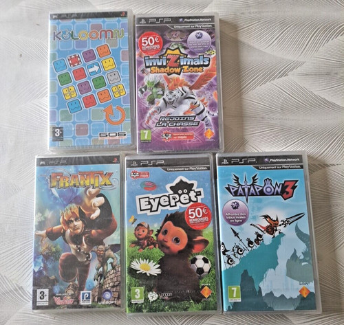 Lot jeux sony psp - jeux, neufs.