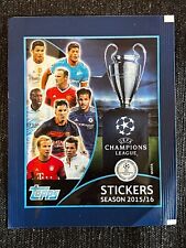 POCHETTE TOPPS STICKERS CHAMPIONS LEAGUE 2015/2016 MESSI RONALDO NO PANINI