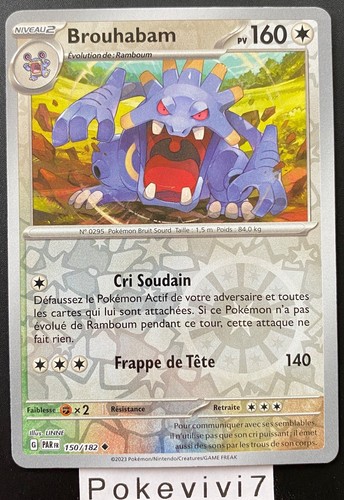 Carte pokemon brouhabam - carte,