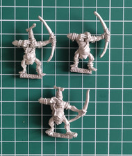 Warhammer Old world : 3 savage orcs arrer boyz with bow /orques sauvage archers