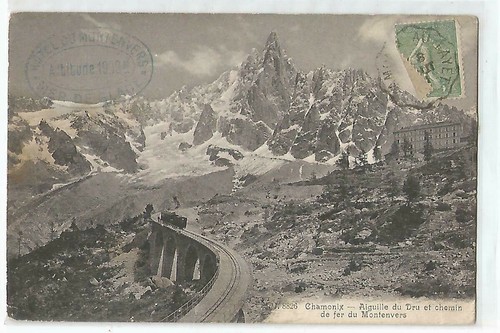 Chamonix aiguille du dru - aiguille,