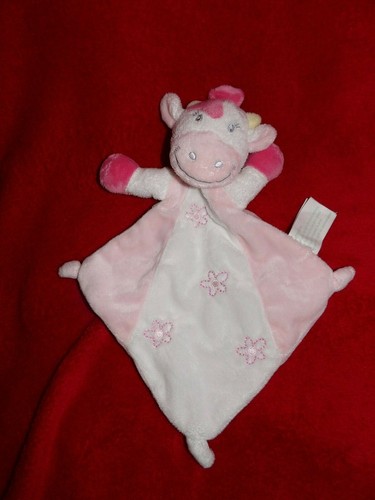 Doudou kimbaloo vache rose - doudou,