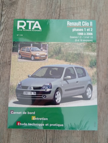 Rta revue renault clio - renault, 2