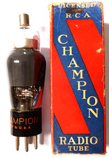 Tube 57 CHAMPION par RCA NOS NIB neuf 1 pièce en boîte