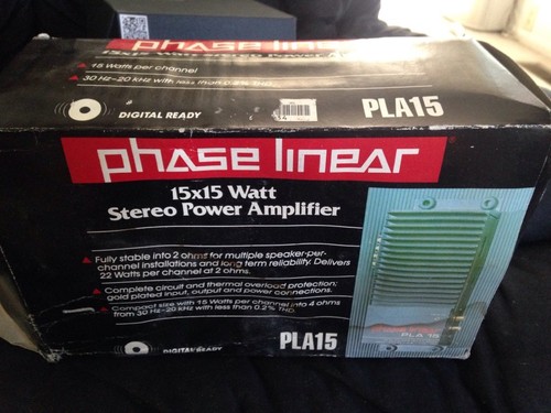 Phase linear pla15 - phase, voiture