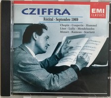 CD CZIFFRA Récital septembre 69 Chopin Couperin Hummel Liszt Lully Rameau Mozart