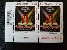 monaco 2021 RED SHOES 1948 english film cinema PRESSBURGER walbrook 2v PAIRE NMB