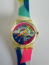 SWATCH WATCH GK153 "BEACH VOLLEY" 1992 ORIGINAL - VINTAGE SWISS MADE