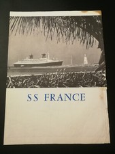 paquebot S.S. FRANCE Abstract