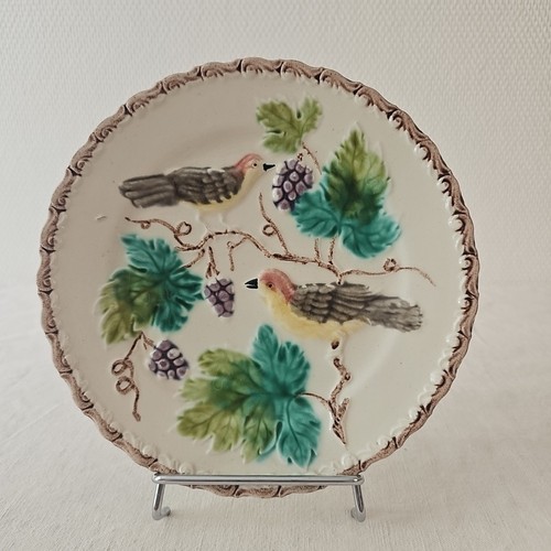 Assiette décor oiseaux - assiette,