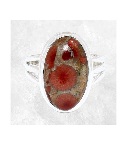 Bague argent obsidienne peanut - argent,