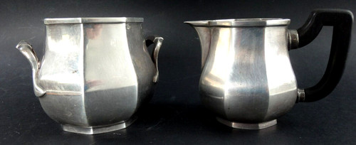 Sucrier pot lait métal - sucrier,