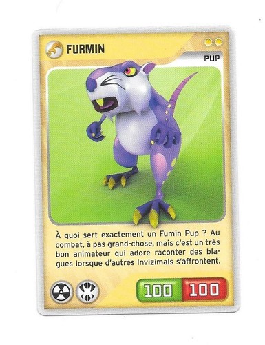 Carte invizimals n - carte, n°103