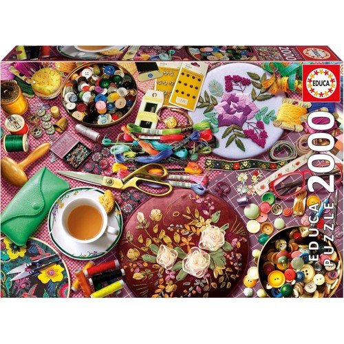 Puzzle table couture à - puzzle,