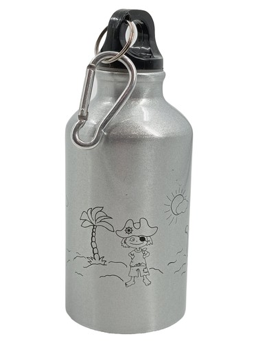 Gourde aluminium pirate - gourde,