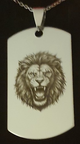 Chaine pendentif en - +, inox