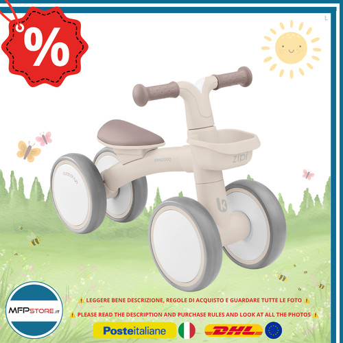 Tricycle kikkaboo zipi blance - zipi,