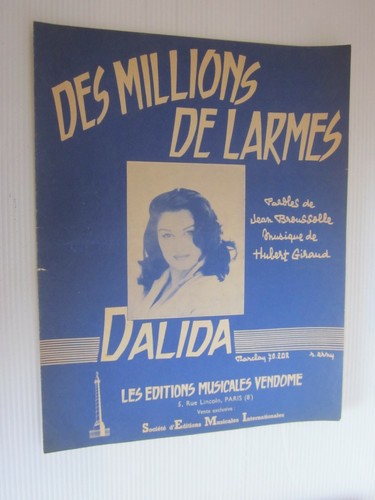 Partition dalida des - ,