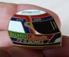 BEAU PIN'S F3 FORMULA 3 CASQUE PILOTE G GOMEZ BILLARDS CHEVILLOTTE AROMATECH