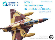 Intérieur Quinta Studio 1/32 Mirage 2000D imprimé en 3D et coloré (Kitty...