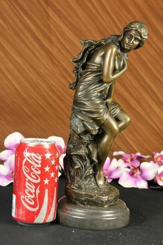 Statue bronze signée - statue, en