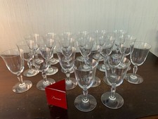 84 verres à vin rouge modèle Clara en cristal de Baccarat (prix à la pièce)