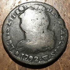 PIECE DE 2 SOLS DE LOUIS XVI 1792 W (312) 