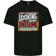 Un T-Shirt Pour Enfants Cricketer Génial Garçons Filles