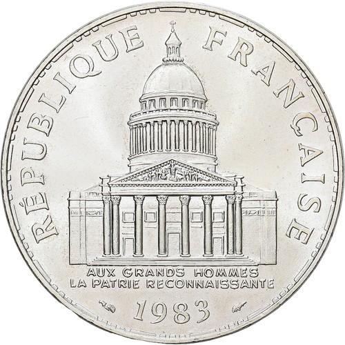 Monnaie france panthéon - monnaie,,
