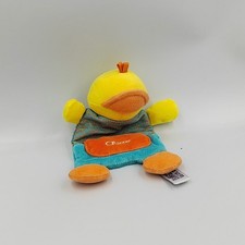 Doudou plat canard jaune bleu orange pois CHICCO - 31040