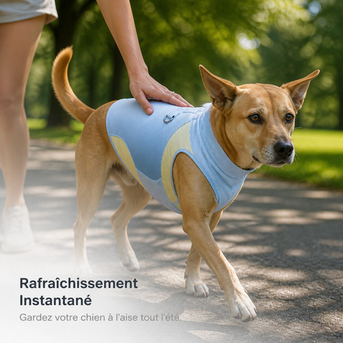 Gilet pour chien respirant - pour,