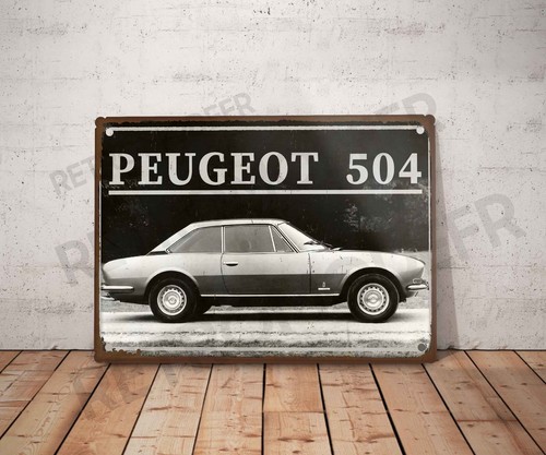 Plaque métal vintage peugeot