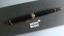 Stylo plume MONTBLANC Classique 144 noir N°MI200... plume or 18k jaune