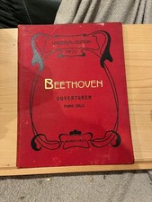 Beethoven Ouvertures partition piano seul Brandts Buys éditions Universal