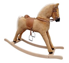 Grand cheval en peluche