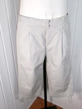 Pantacourt bermuda épais beige stretch Maison Martin Margiela 44 Made in Italy