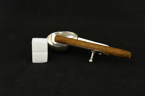 Cendrier cigare argent