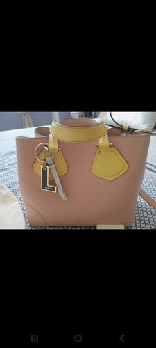 Sac lancel cuir - cuir, rose