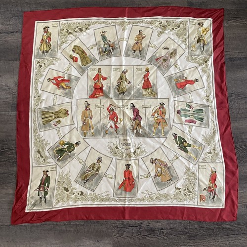 Rare 1964 hermes silk scarf - hermes,