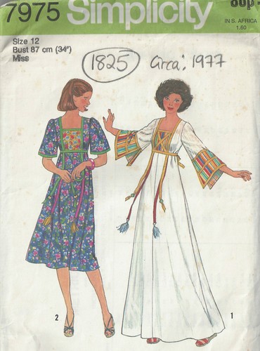 Patron couture vintage 1977 - de,