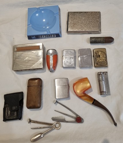 Lot objets fumeur - objets,