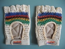 ancienne paire gants mitaines vélo vintage pair cycling gloves mittens cyclisme