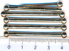 Barettes Epingles à boules pour insignes et brevets PARA , 45 mm , LOT de 5